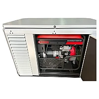 Бензиновый генератор FUBAG BS 14000 A ES в супертихом зимнем кожухе 1700SS RAL 7035