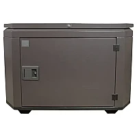 Бензиновый генератор FUBAG BS 7500 A ES в тихом зимнем кожухе 1200 RAL 8019